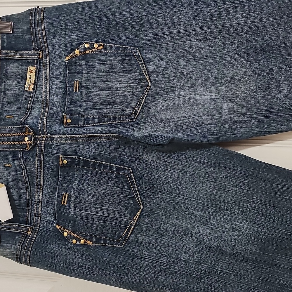 Tyte Jeans Fit & Flare Women’s Size 1 – NWT Y2K Style Denim Flare Jeans - Picture 5 of 6